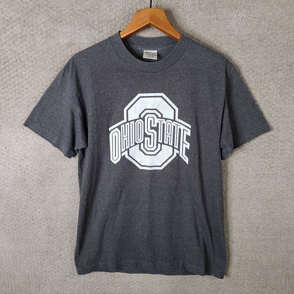 Ohio State Buckeyes Shirt‎ Mens Medium Gray TCX Apparel Graphic NCAA Football